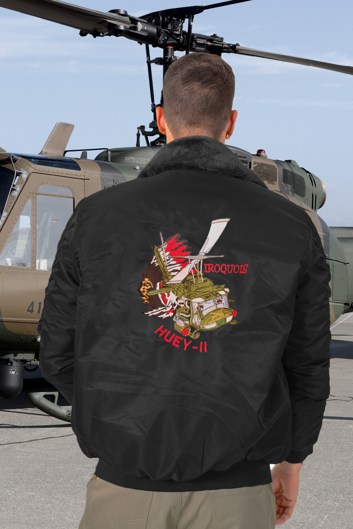 M2 chaqueta huey iroquois negra