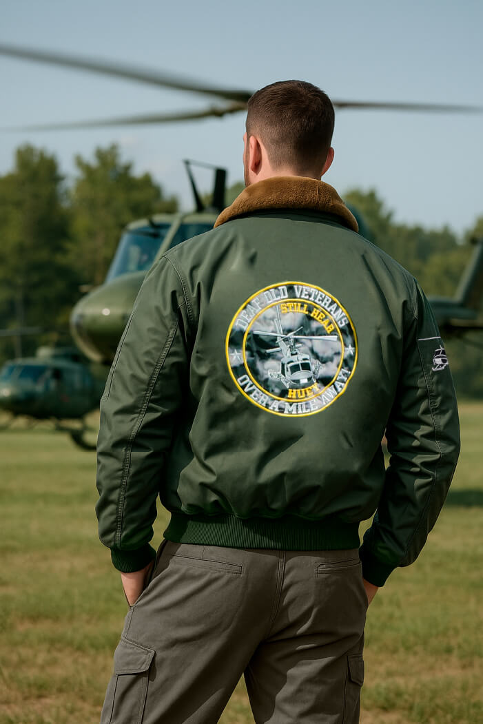 M2 chaqueta huey veteran Verde