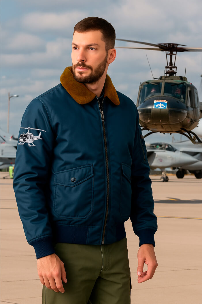 M2 chaqueta huey veteran Azul