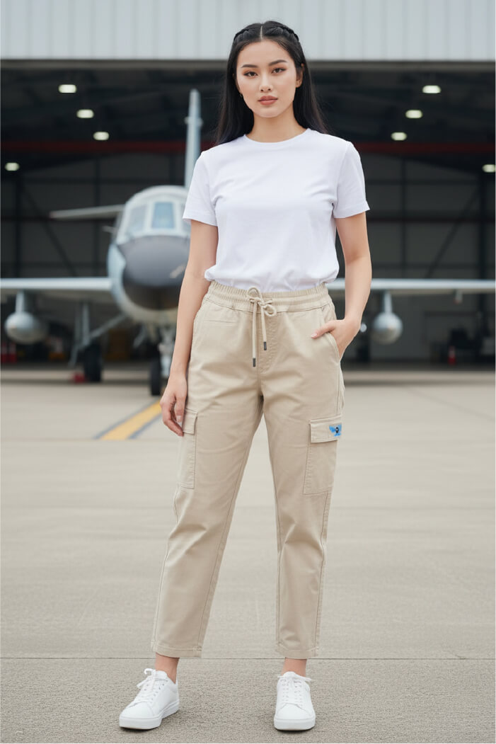 Pantalón cargo arena