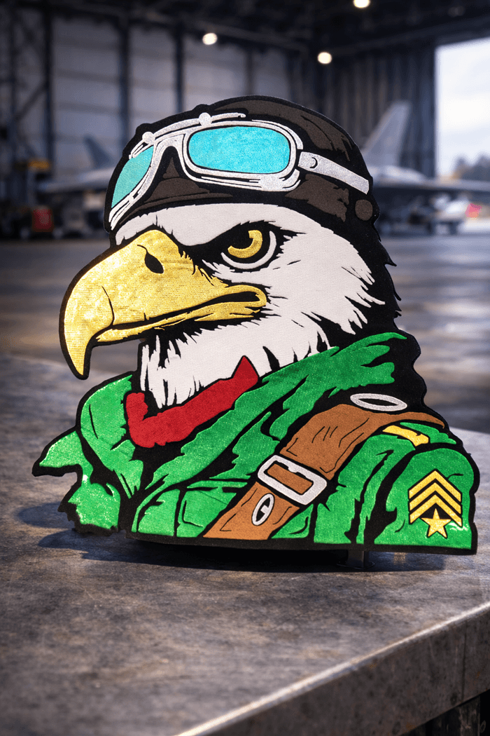 Aguila gorro de aviador
