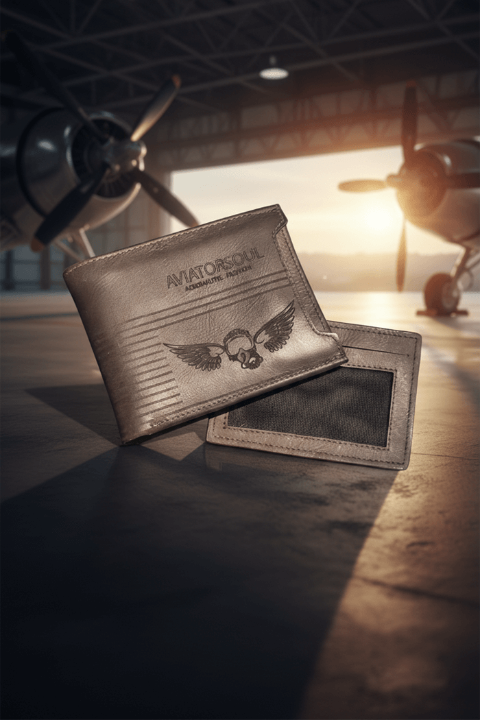 Billetera Portadocumentó Café