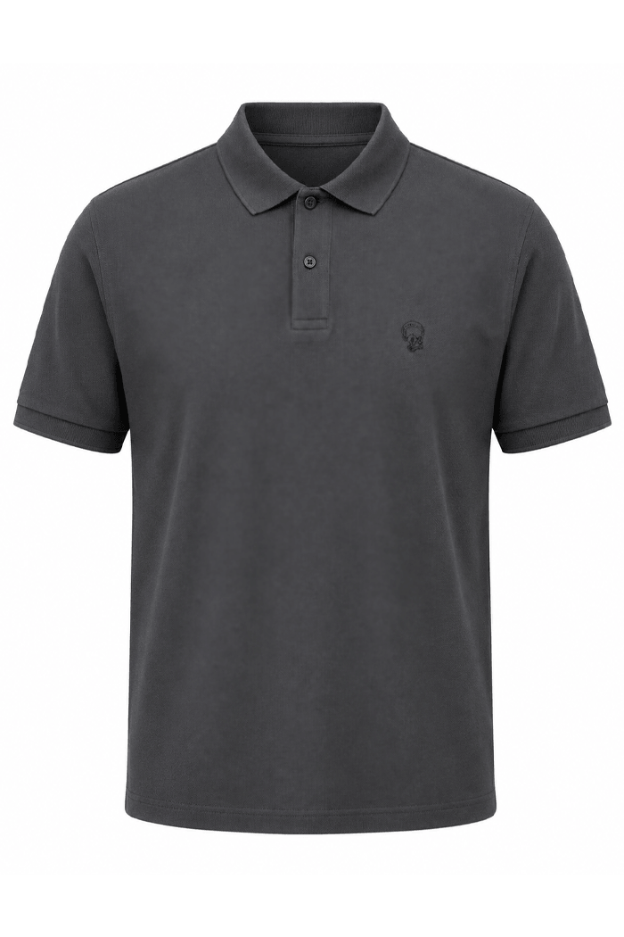 camiseta polo gris