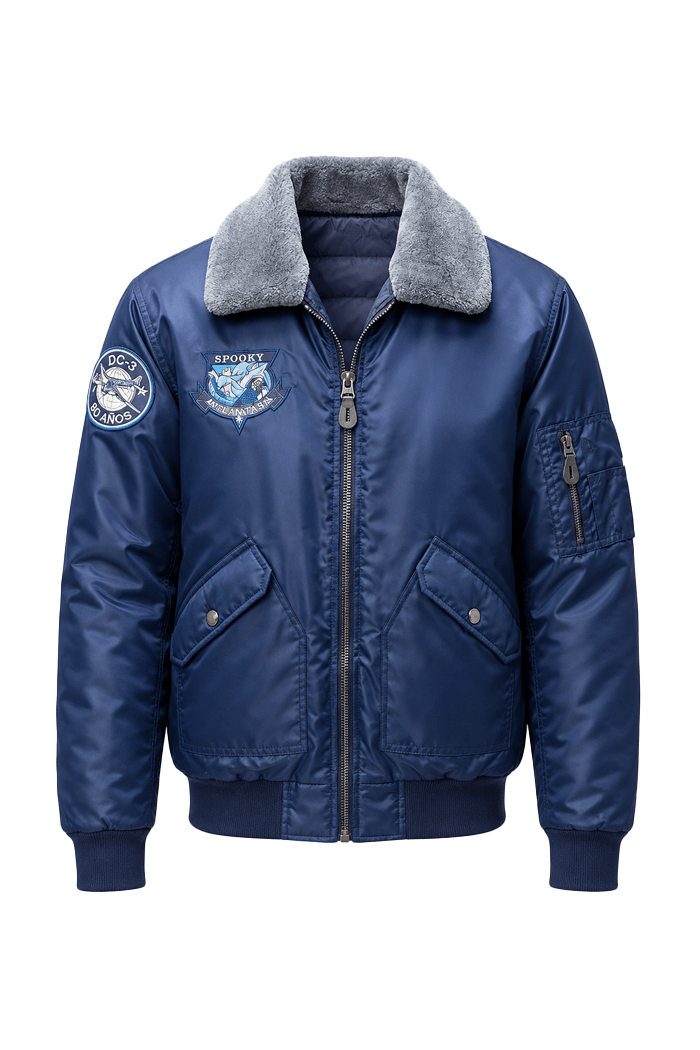 chaqueta dc 3 azul