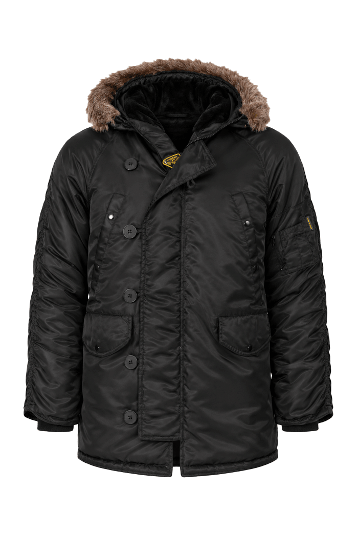 field jacket negra