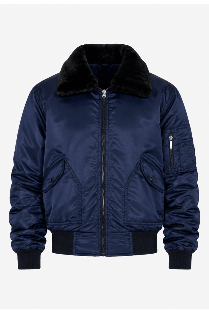 m2 basic niño cuello ovejo niño azul