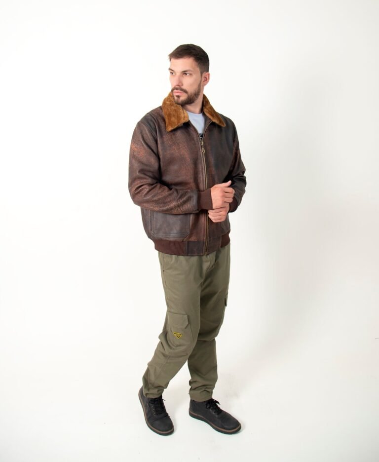 Chaqueta G1 – Piloto Militar Rojiza
