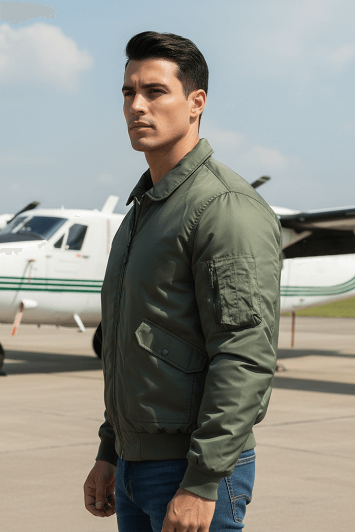 Chaqueta M2 Verde Doble Fondo