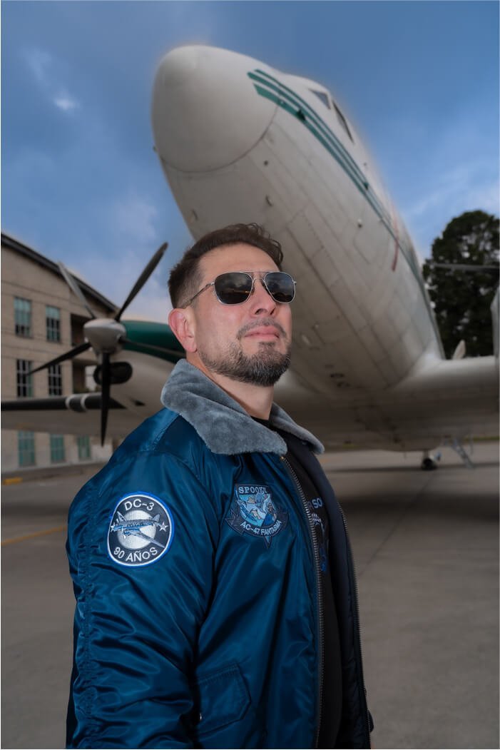 Chaqueta DC-3 Azul