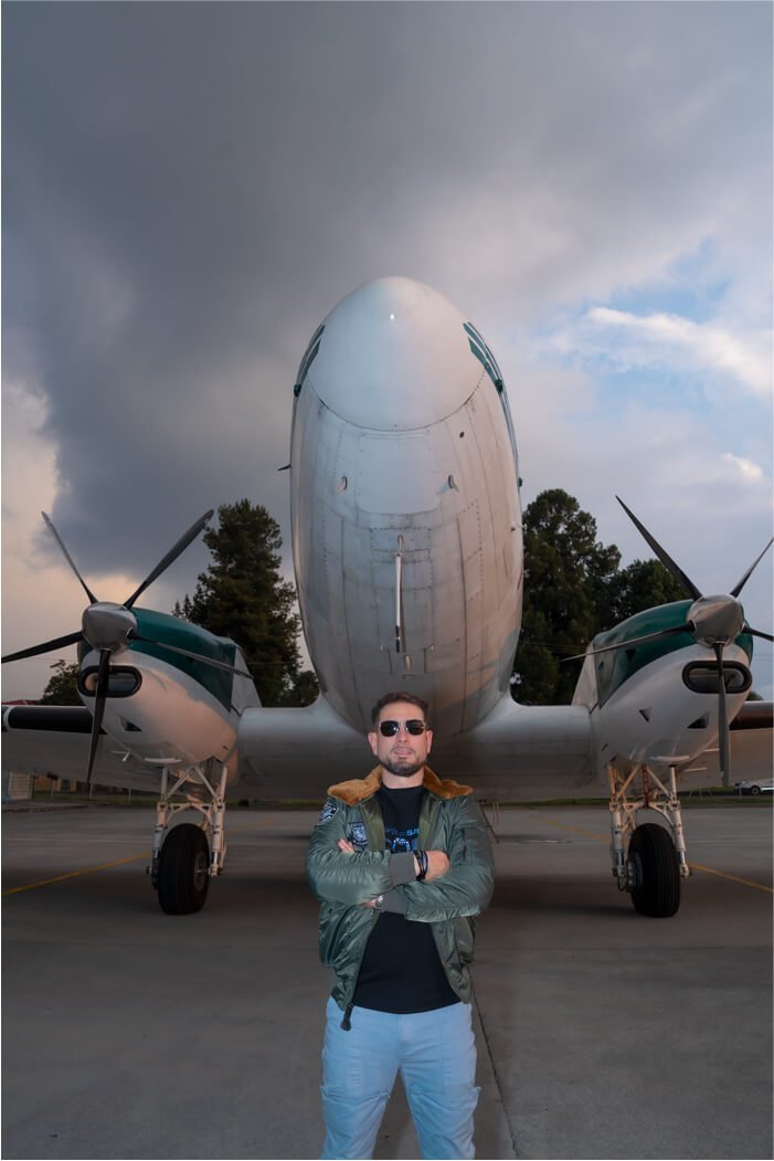 Chaqueta DC-3 Verde militar