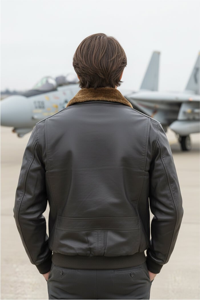 Chaqueta G1 Héroe de Película Café