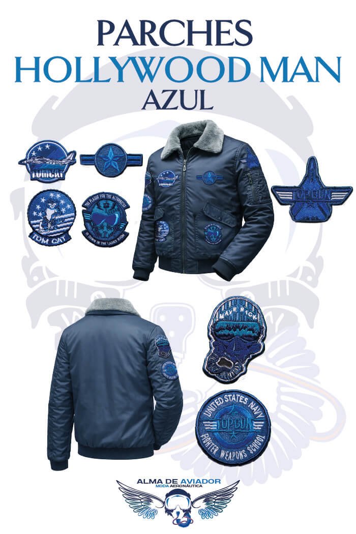 COMBO HOLLYWOOD MAN AZUL