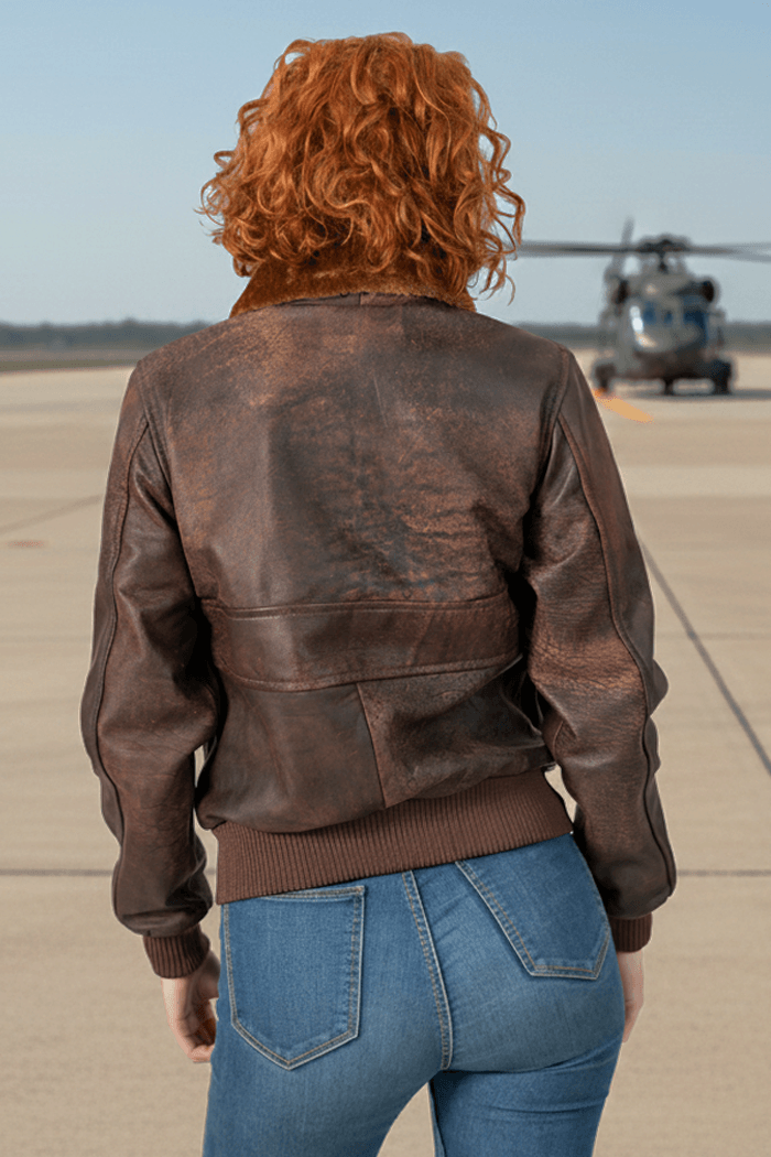 Piloto Militar Dama Rojizo