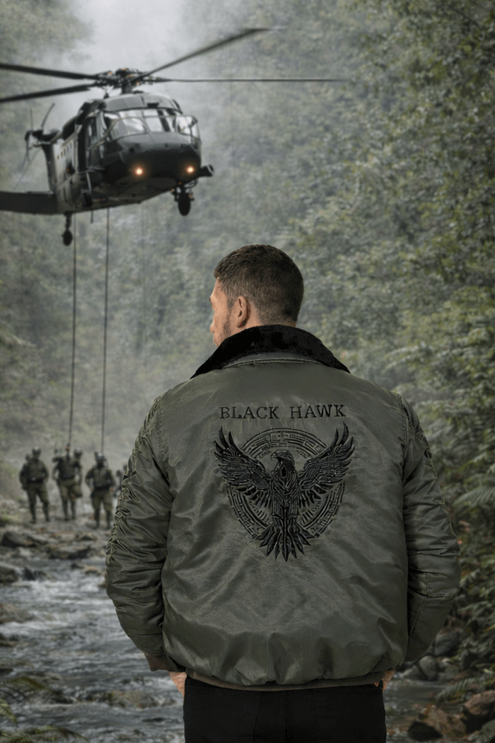 m2 chaqueta black hawk verde