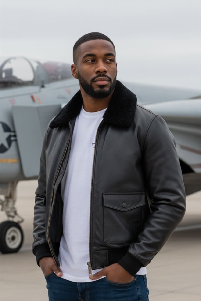 g1 chaqueta Héroe de pelicula negra