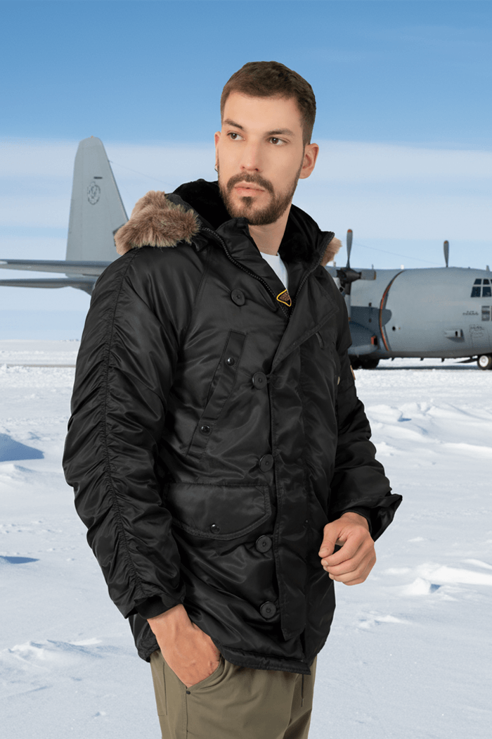 Field Jacket Negra
