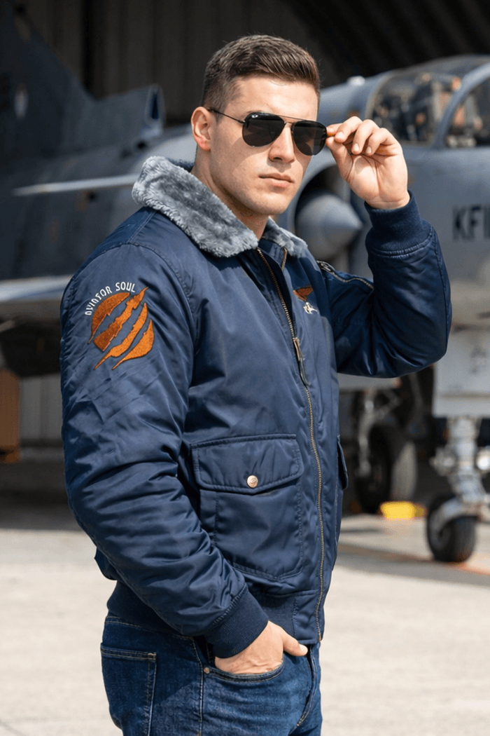 chaqueta kfir avion ao