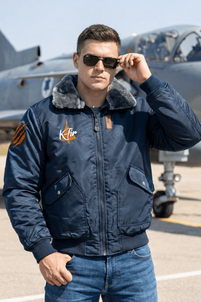 chaqueta kfir avion ao