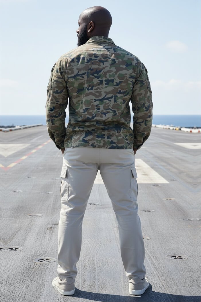 Pantalón cargo gris