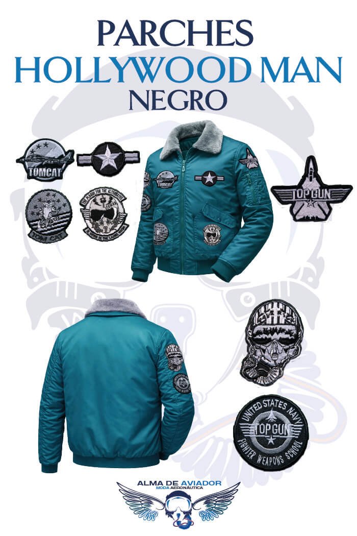 COMBO HOLLYWOOD MAN NEGRO
