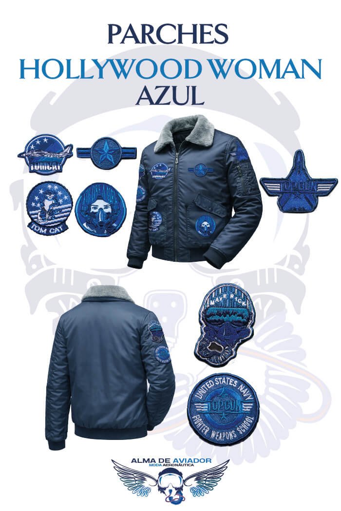 COMBO HOLLYWOOD WOMAN AZUL